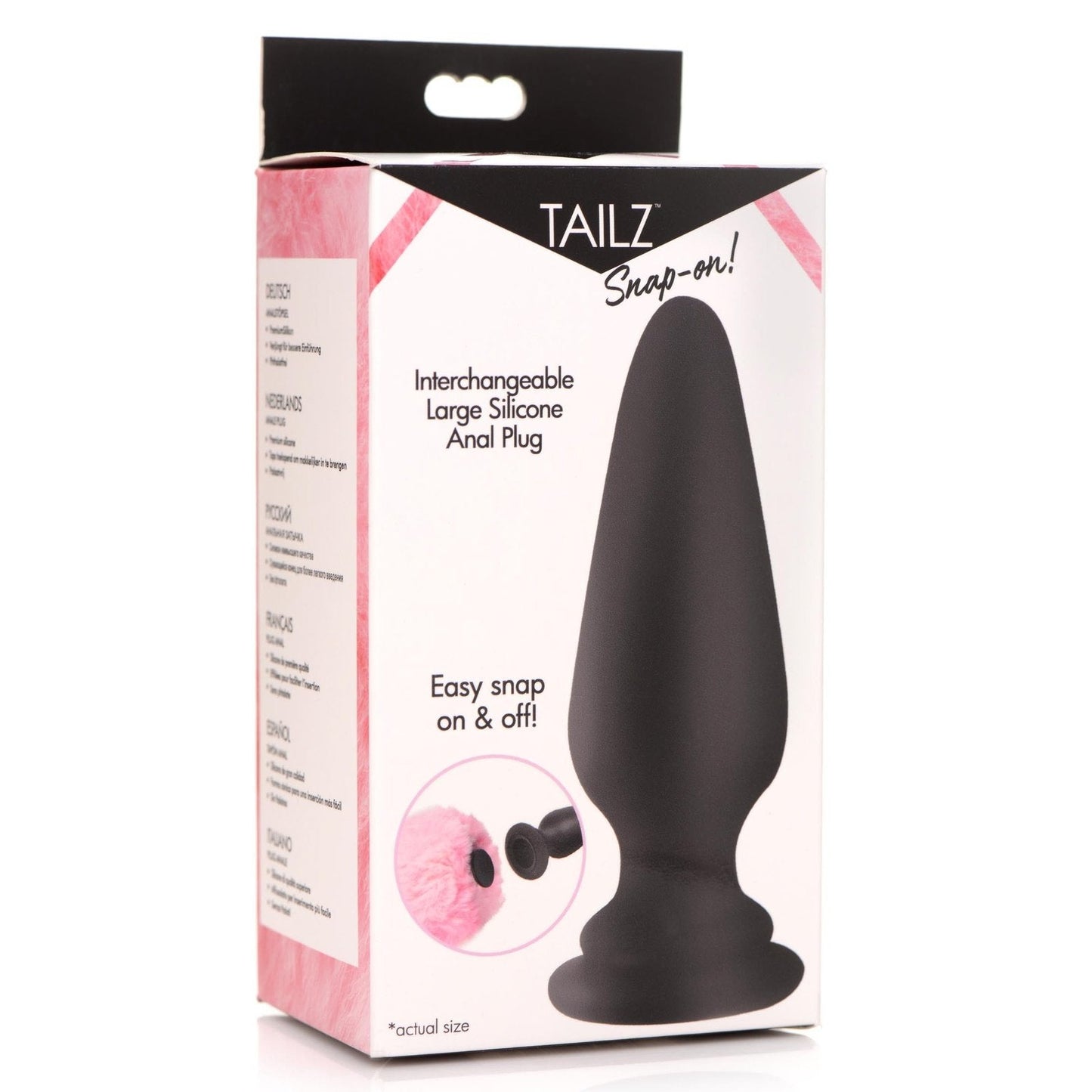 Interchangeable Silicone Anal Plug