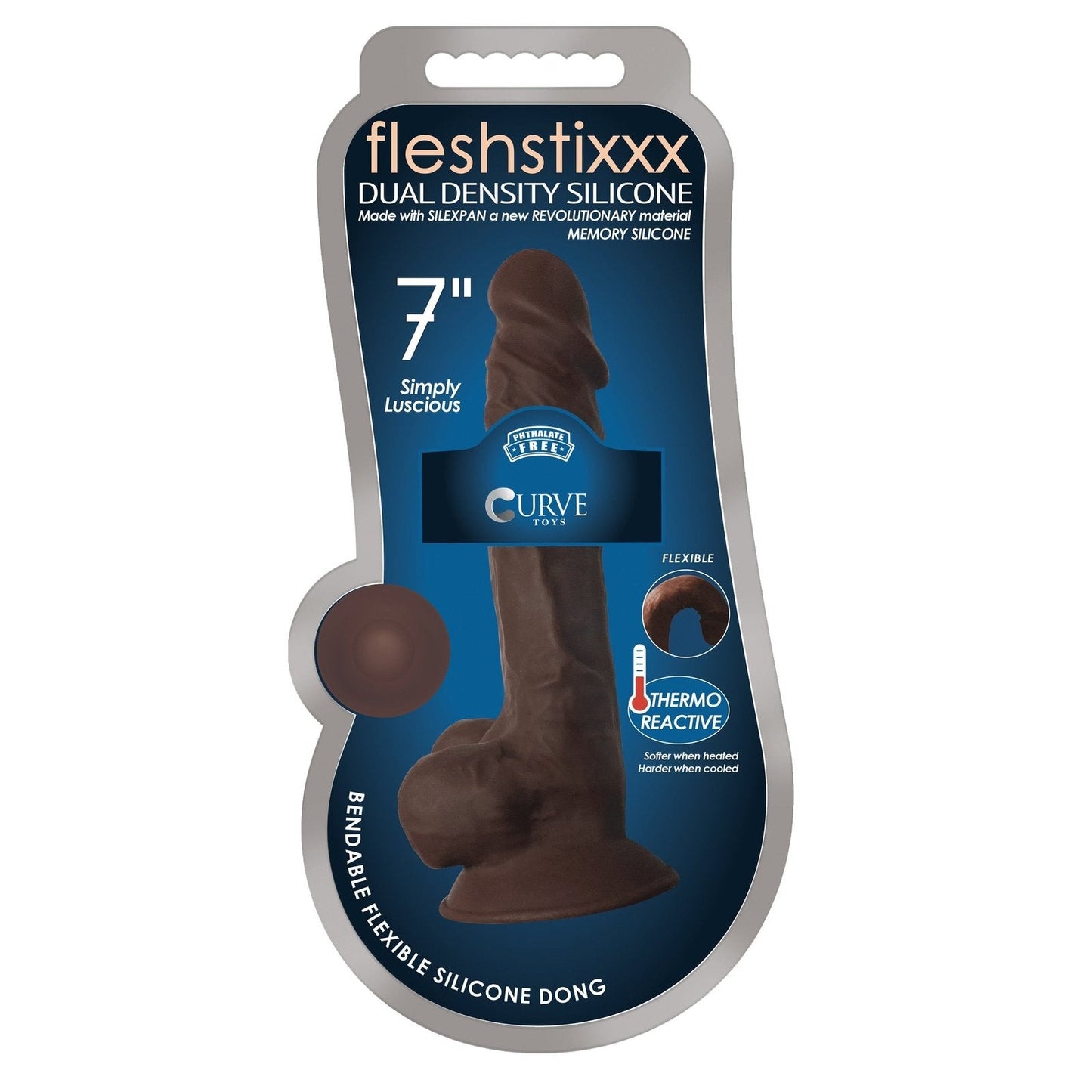 Silexpan Hypoallergenic Silicone Dildo With Balls