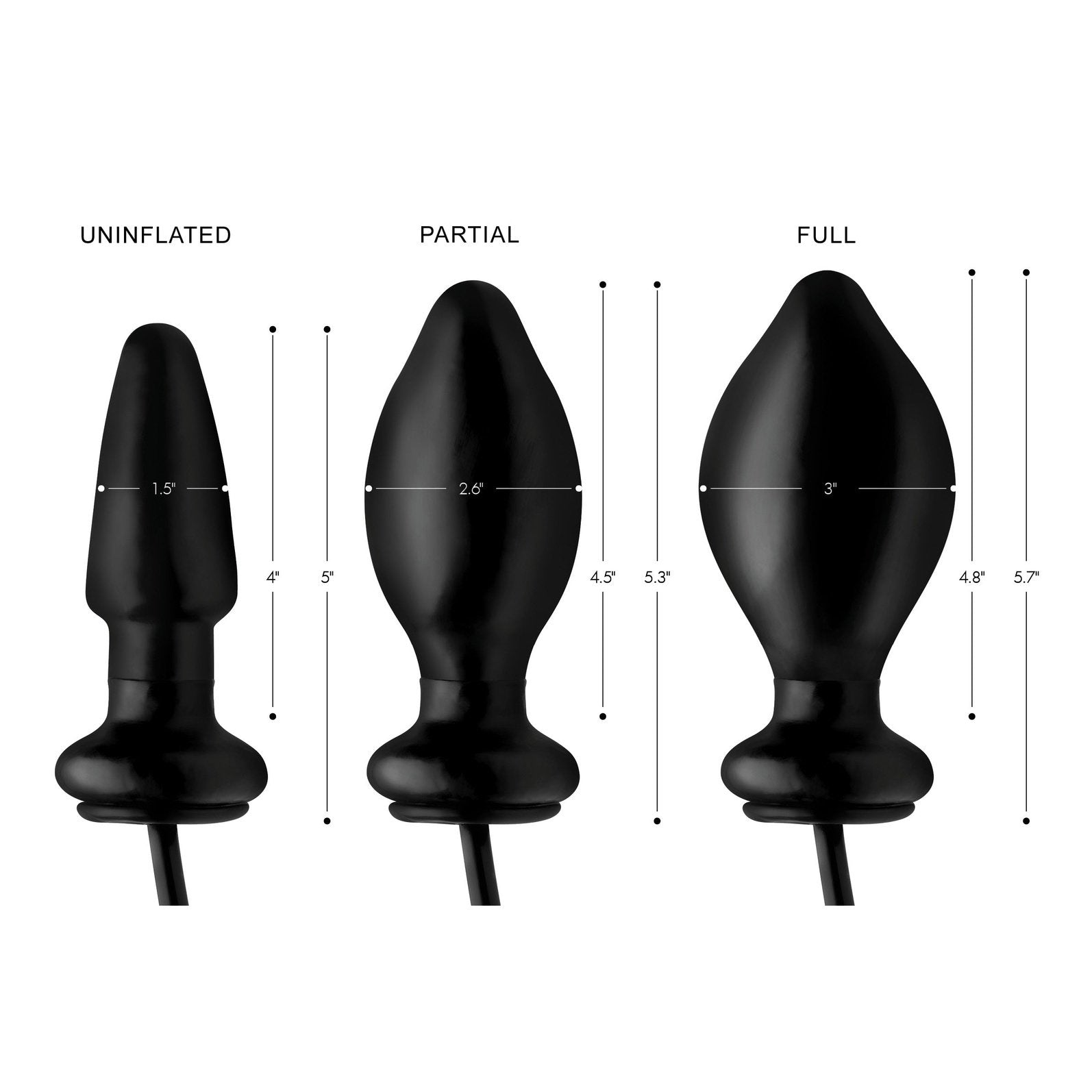Expand Inflatable Anal Plug