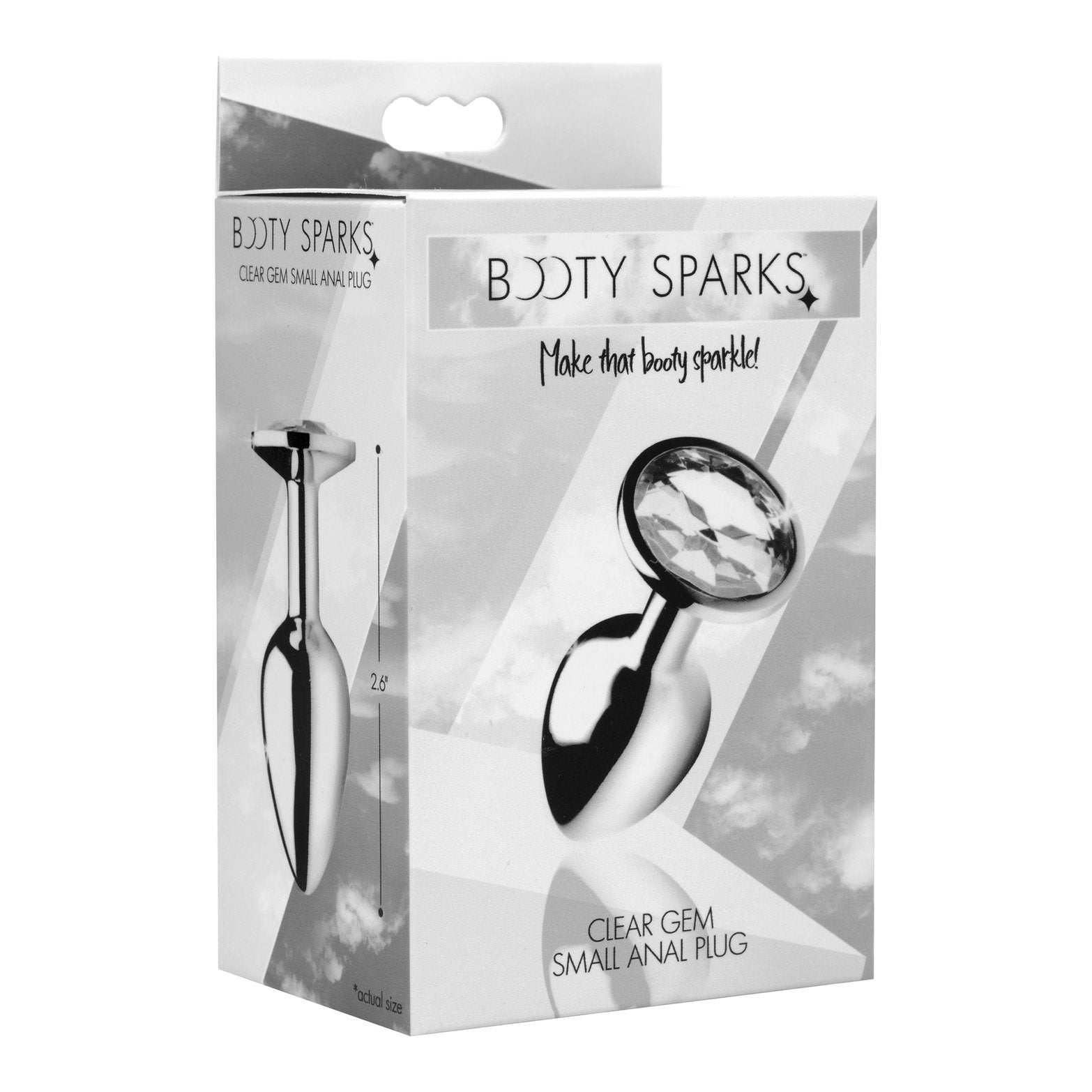 Clear Gem Anal Plug