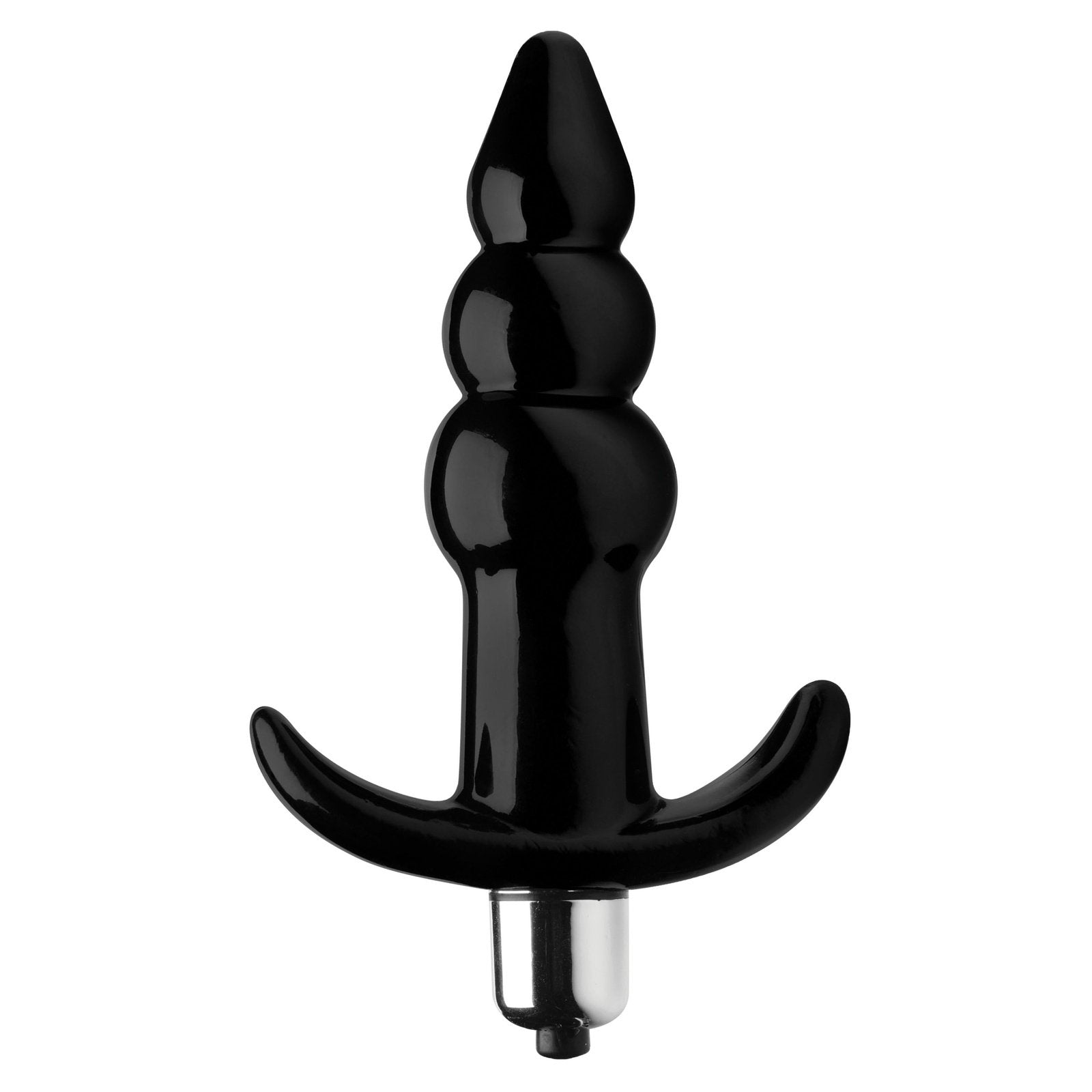 Ribbed Vibrating Butt Plug