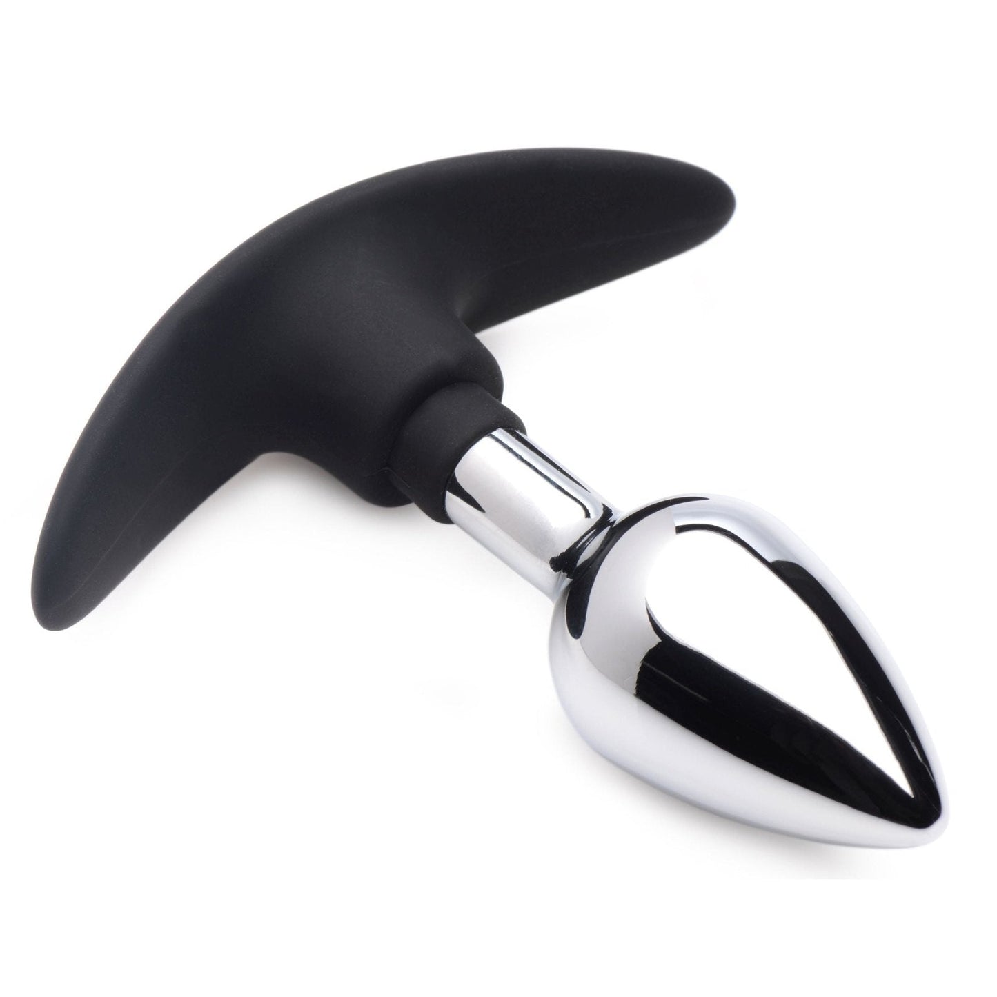 Dark Invader Metal And Silicone Anal Plug
