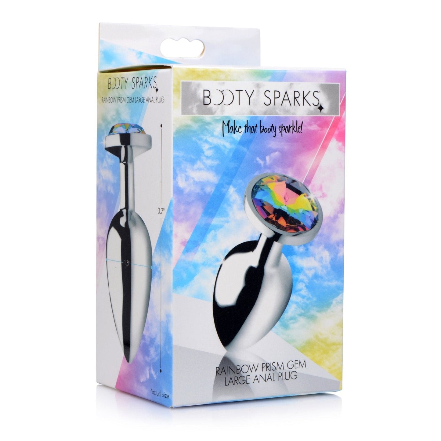 Rainbow Prism Gem Anal Plug