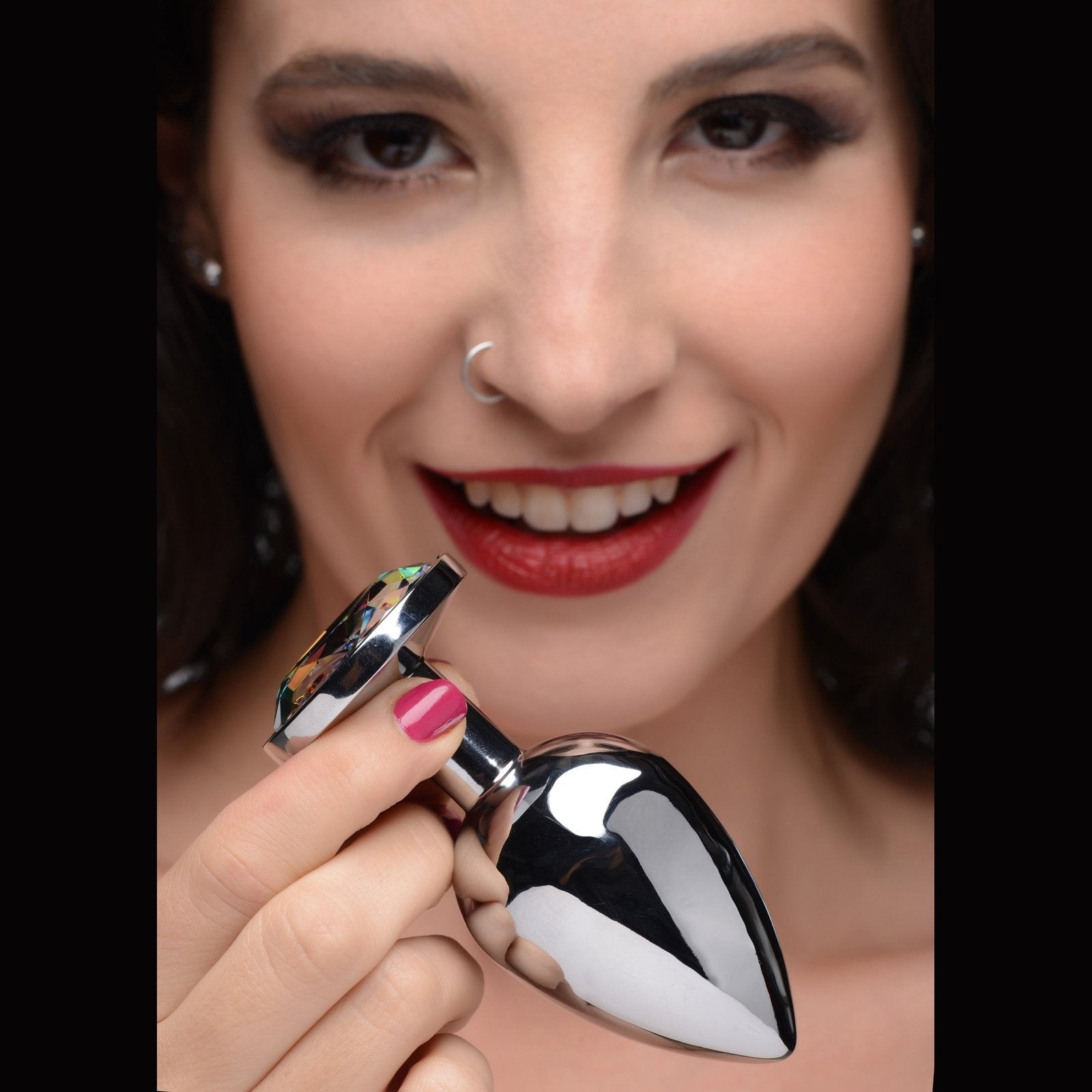 Rainbow Prism Gem Anal Plug