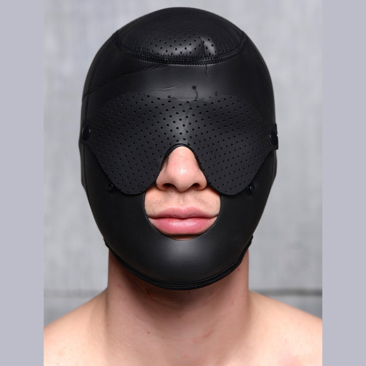Scorpion Hood With Removable Blindfold And Face Mask