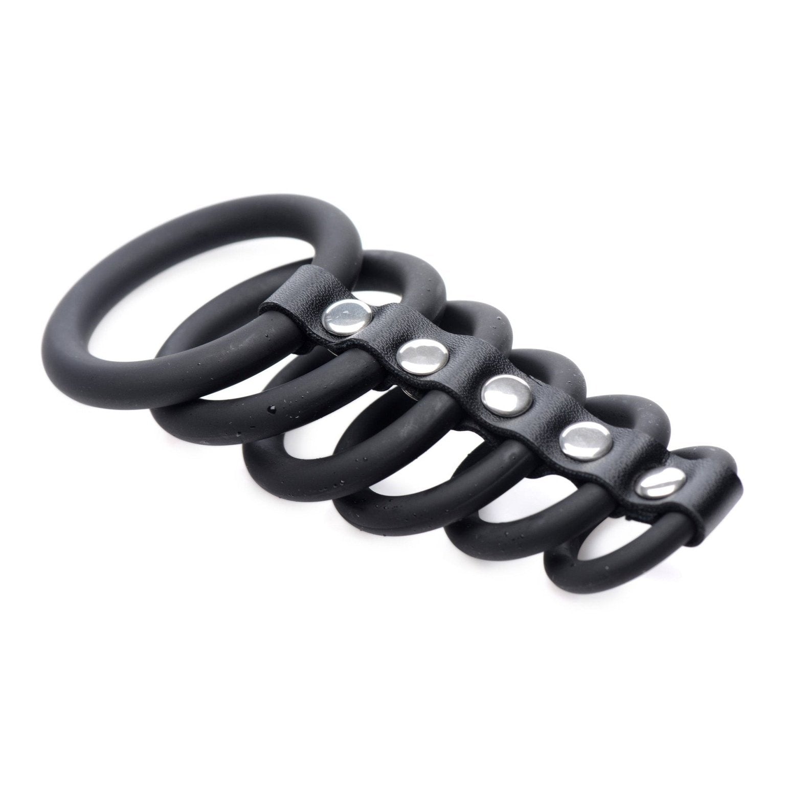 6 Ring Silicone Chastity Device