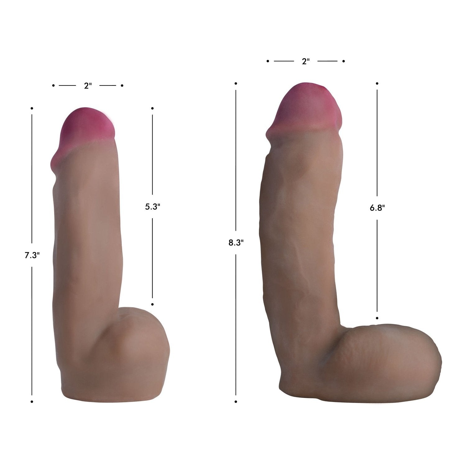 Dual Density Squirting Dildo - Inch