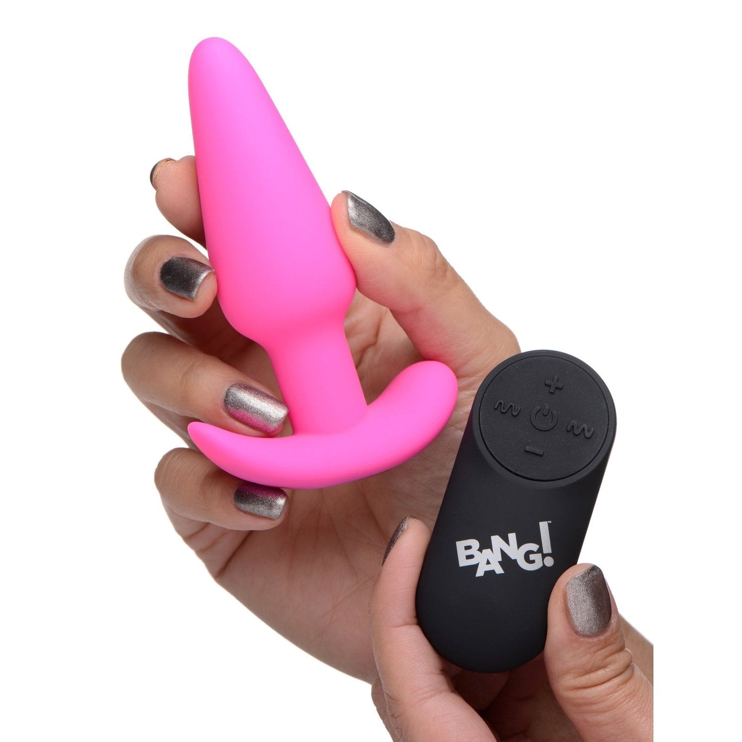 Remote Control 21x Vibrating Silicone Butt Plug