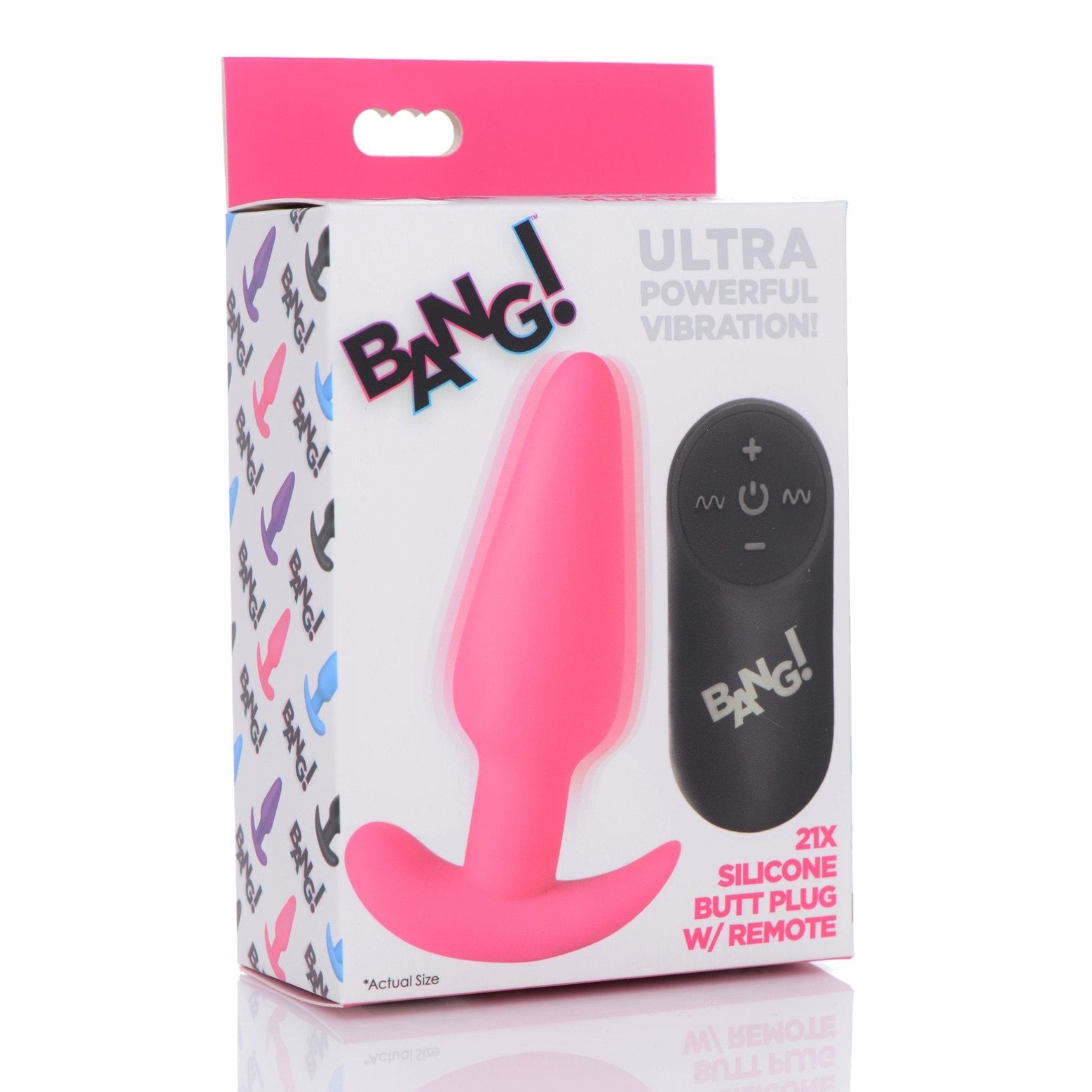 Remote Control 21x Vibrating Silicone Butt Plug