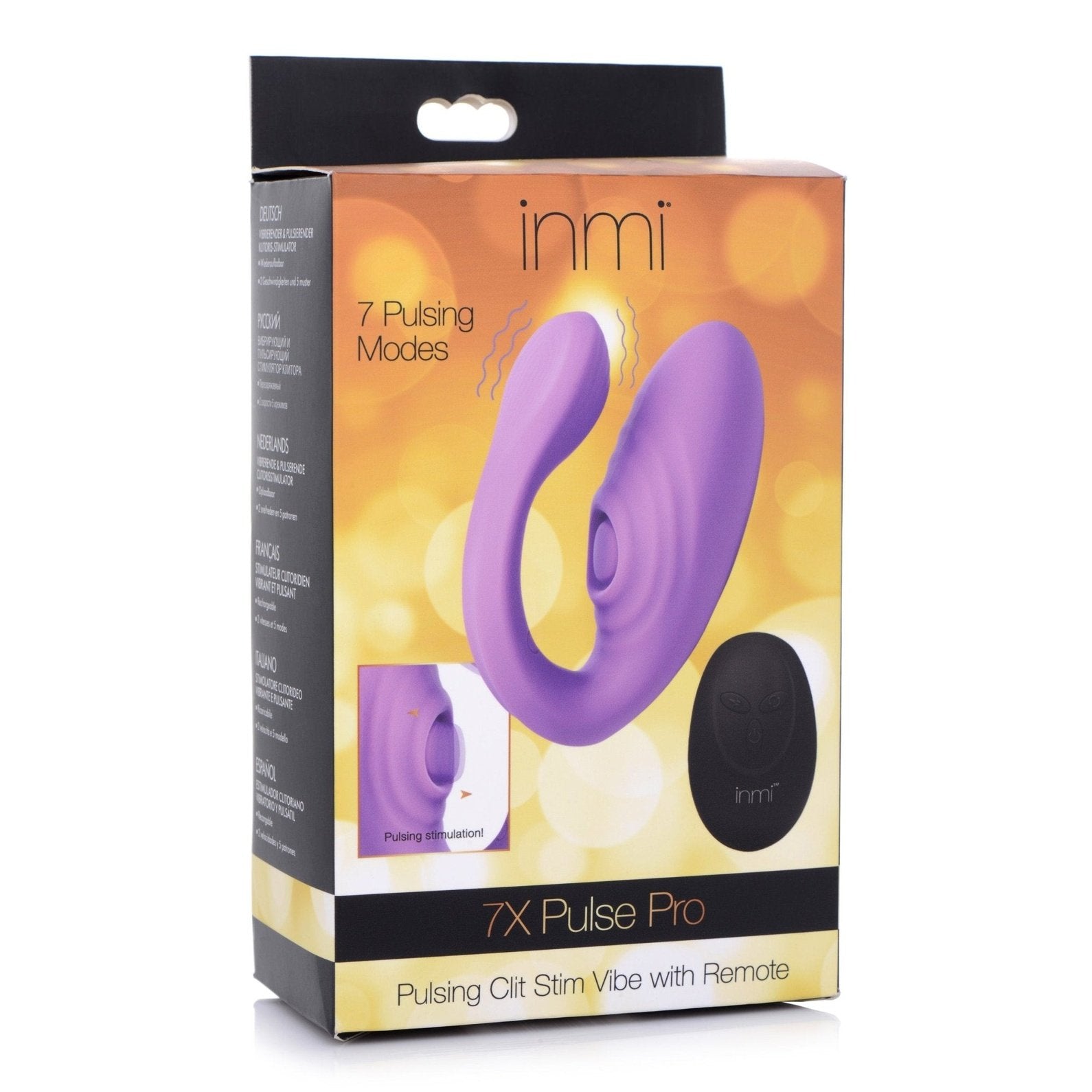 7x Pulse Pro Pulsating And Clit Stimulating Vibrator With Remote Control