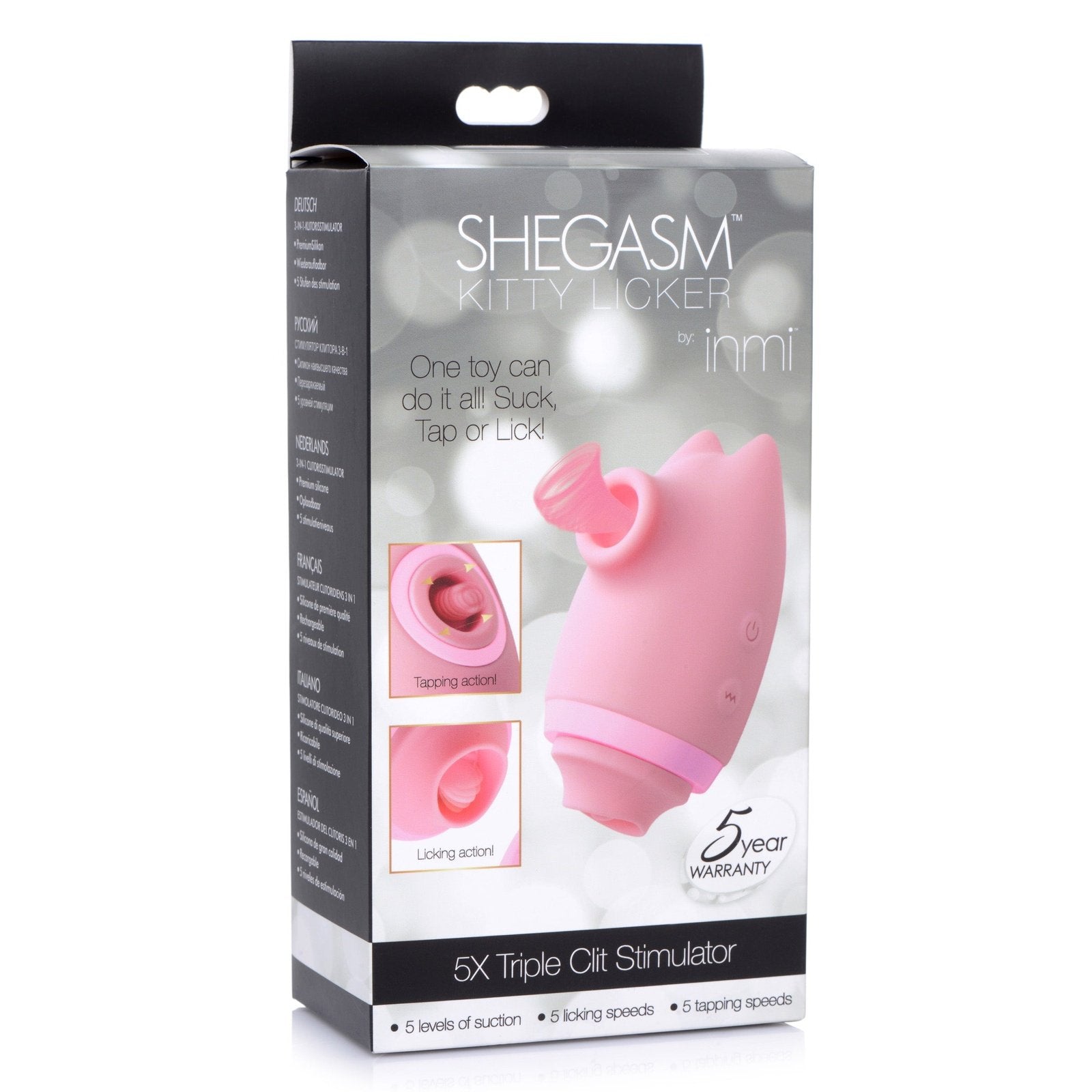 Kitty Licker 5x 3 In 1 Clit Stimulator