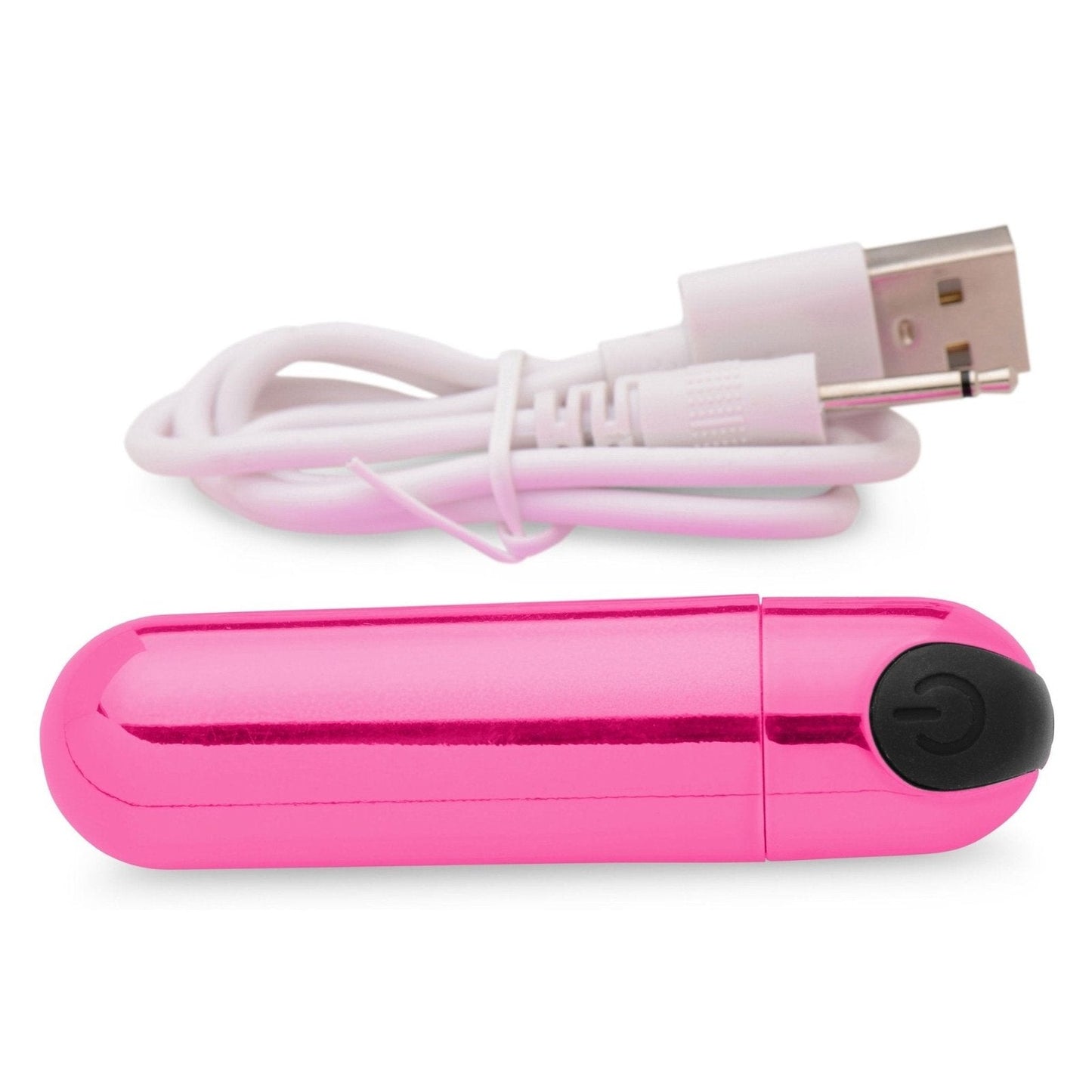 10x Rechargeable Vibrating Metallic Bullet