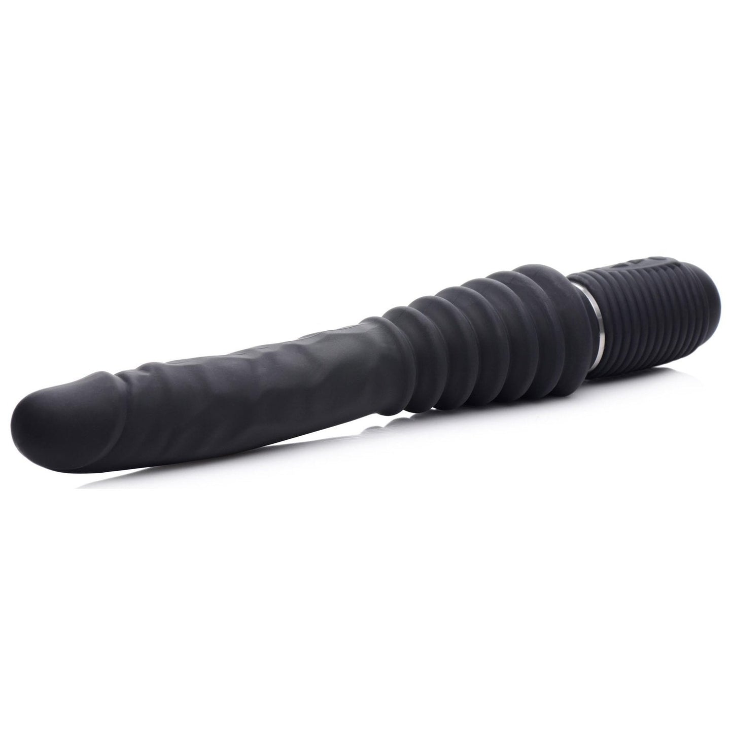 10x Silicone Vibrating And Thrusting Dildo
