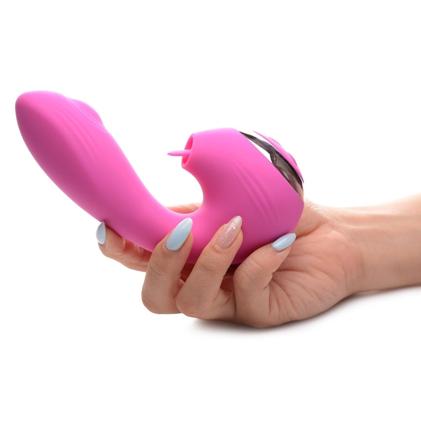 10x Licking G-throb Rechargeable Silicone Vibrator