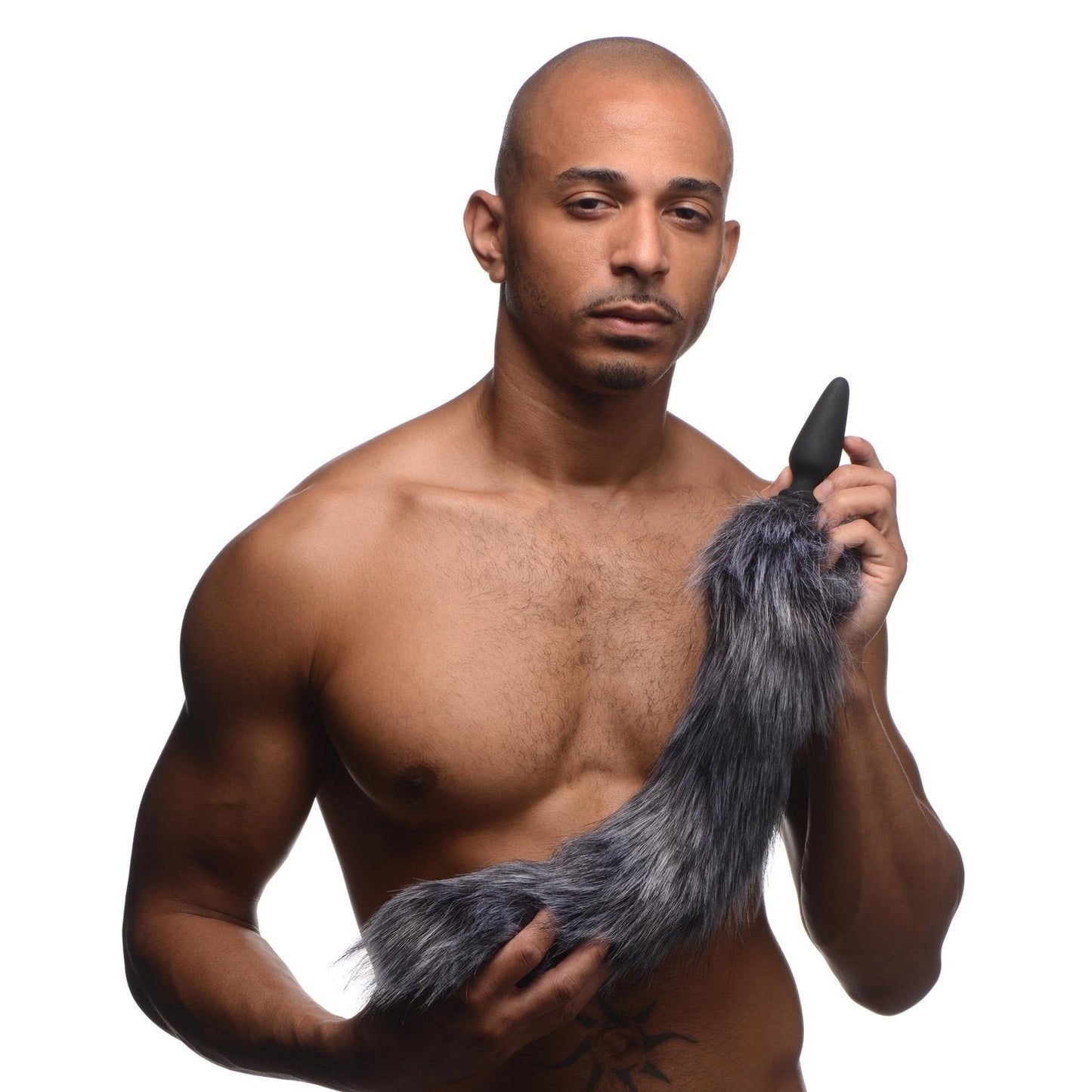 Silicone Anal Plug With 3 Interchangeable Tails