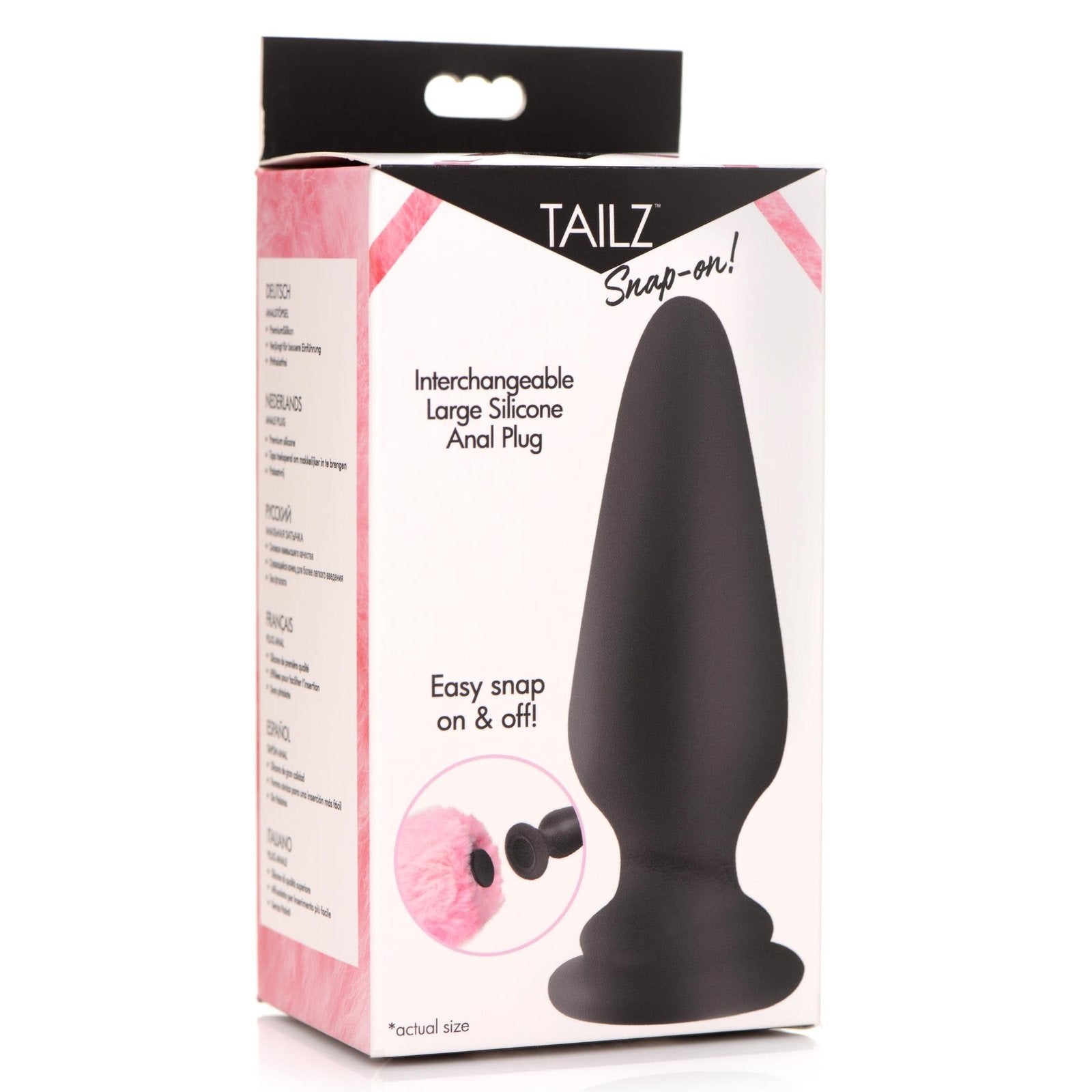 Interchangeable Silicone Anal Plug