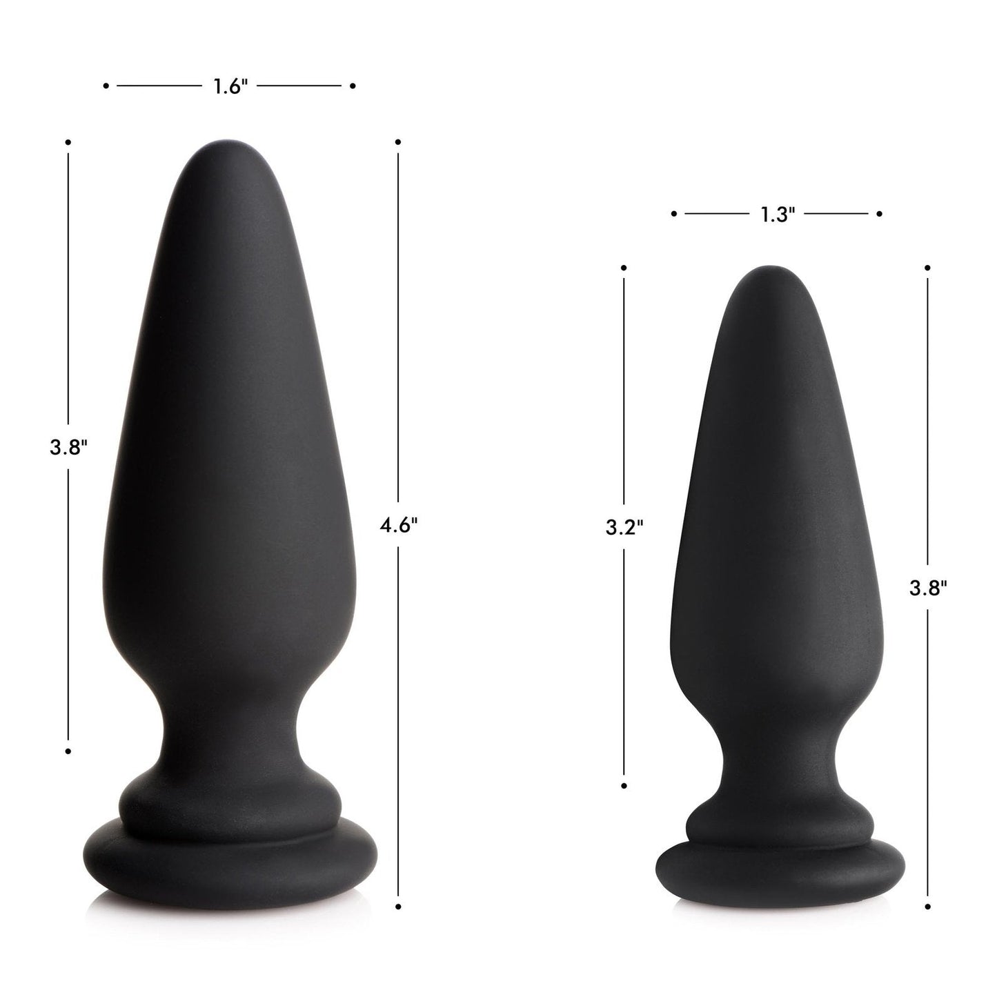 Interchangeable Silicone Anal Plug
