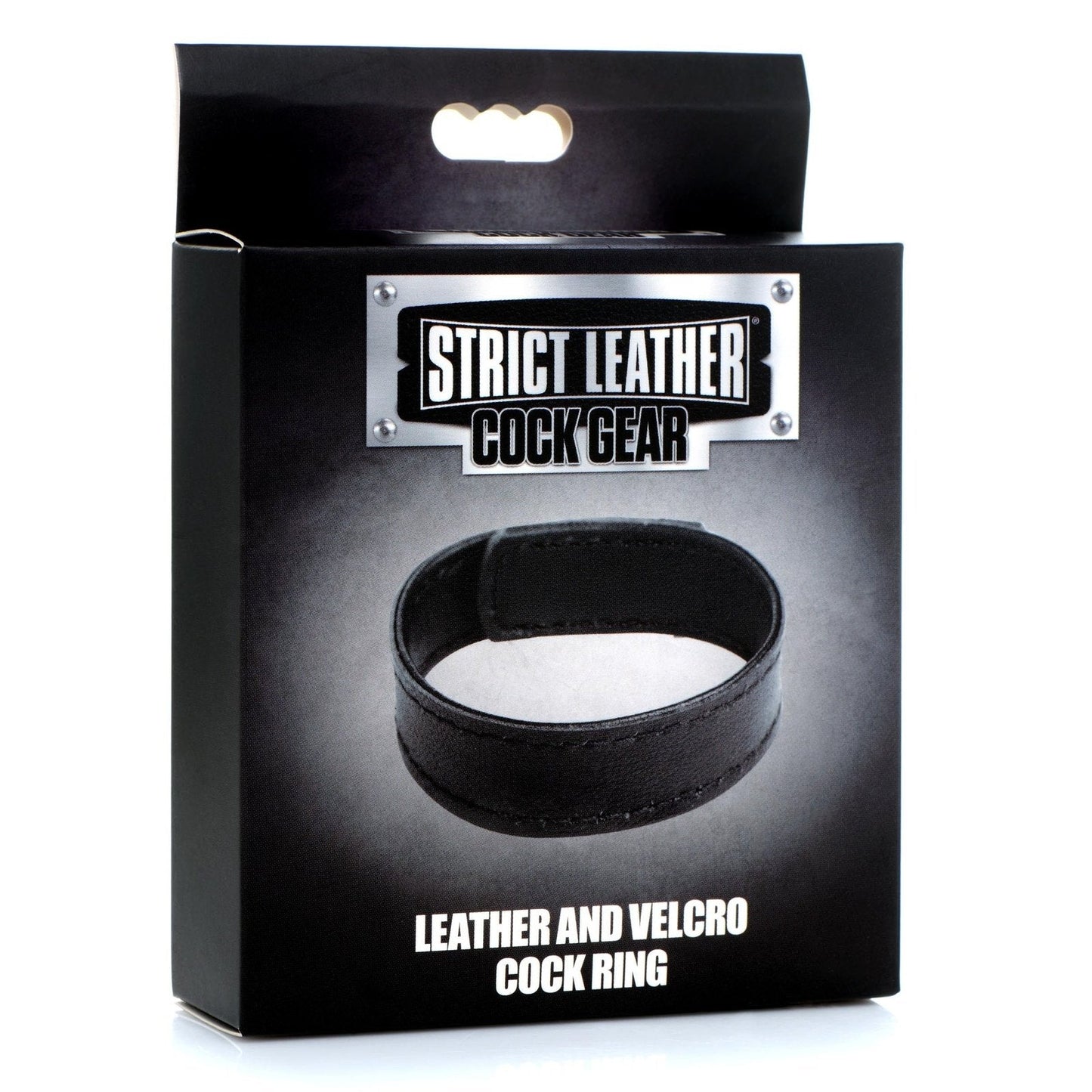 Leather And Velcro Cock Ring