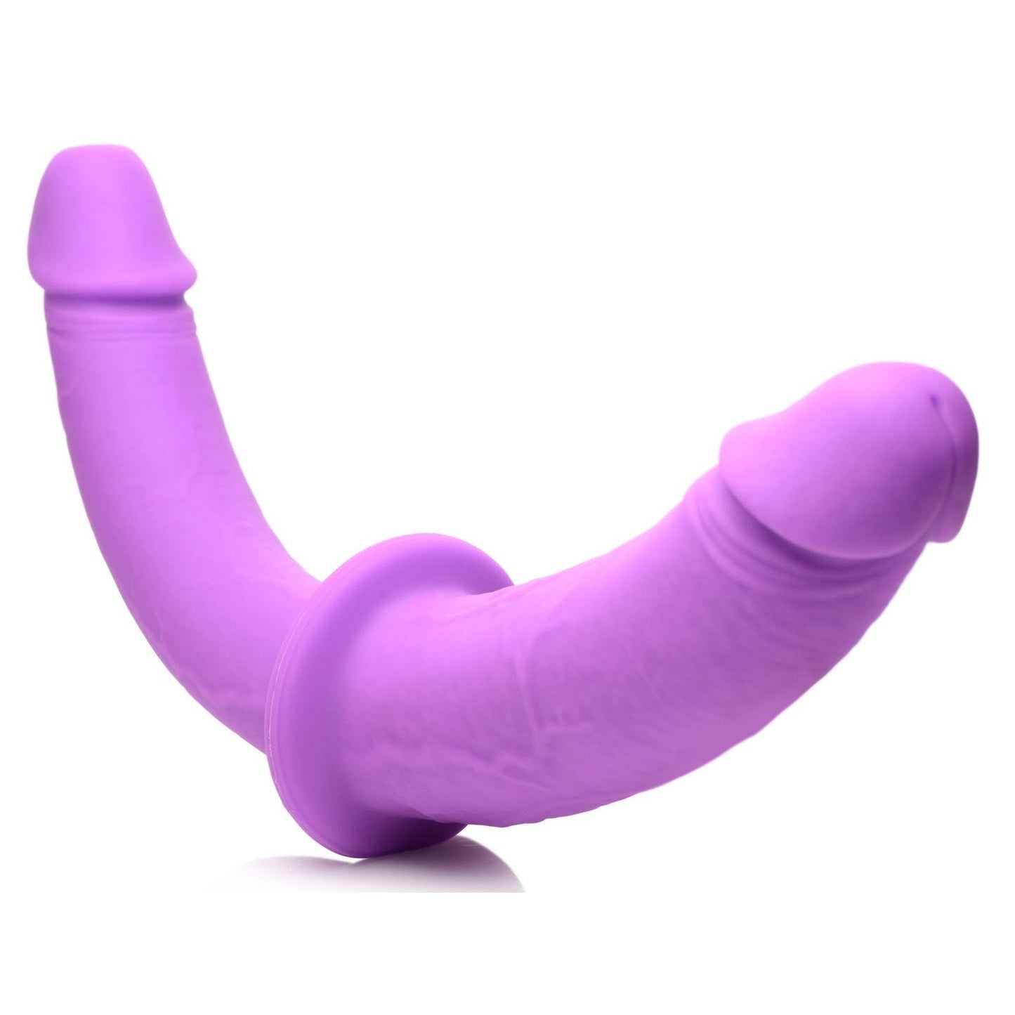 Silicone Double Dildo With Harness