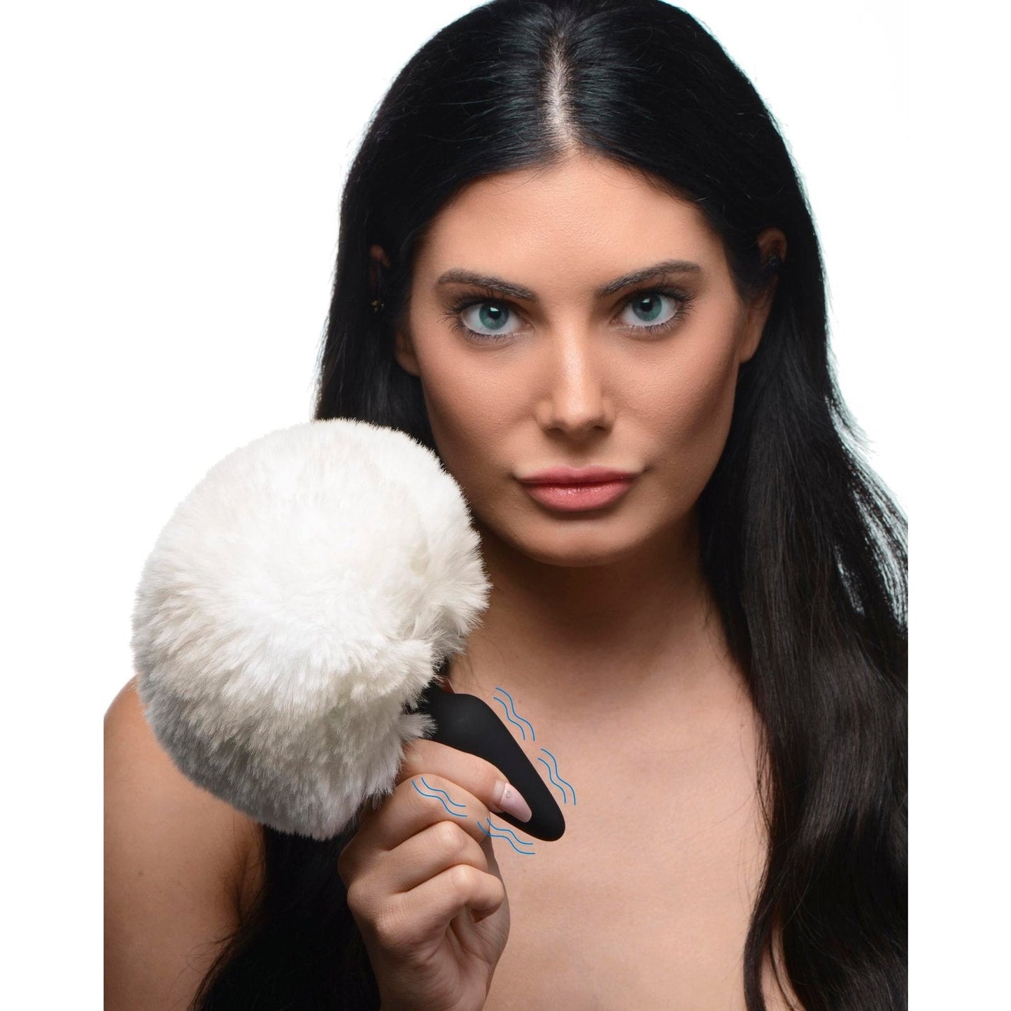 Small Vibrating Anal Plug With Interchangeable Bunny Tail