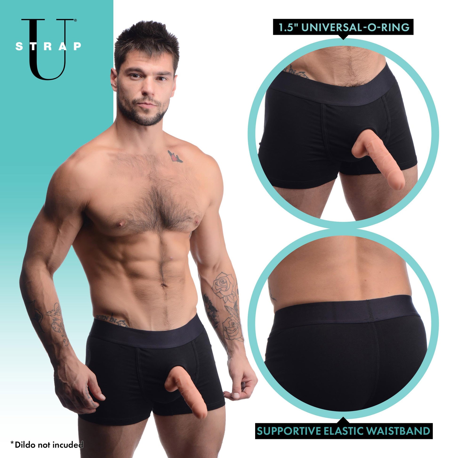 Armor Mens Boxer Harness With O-ring -