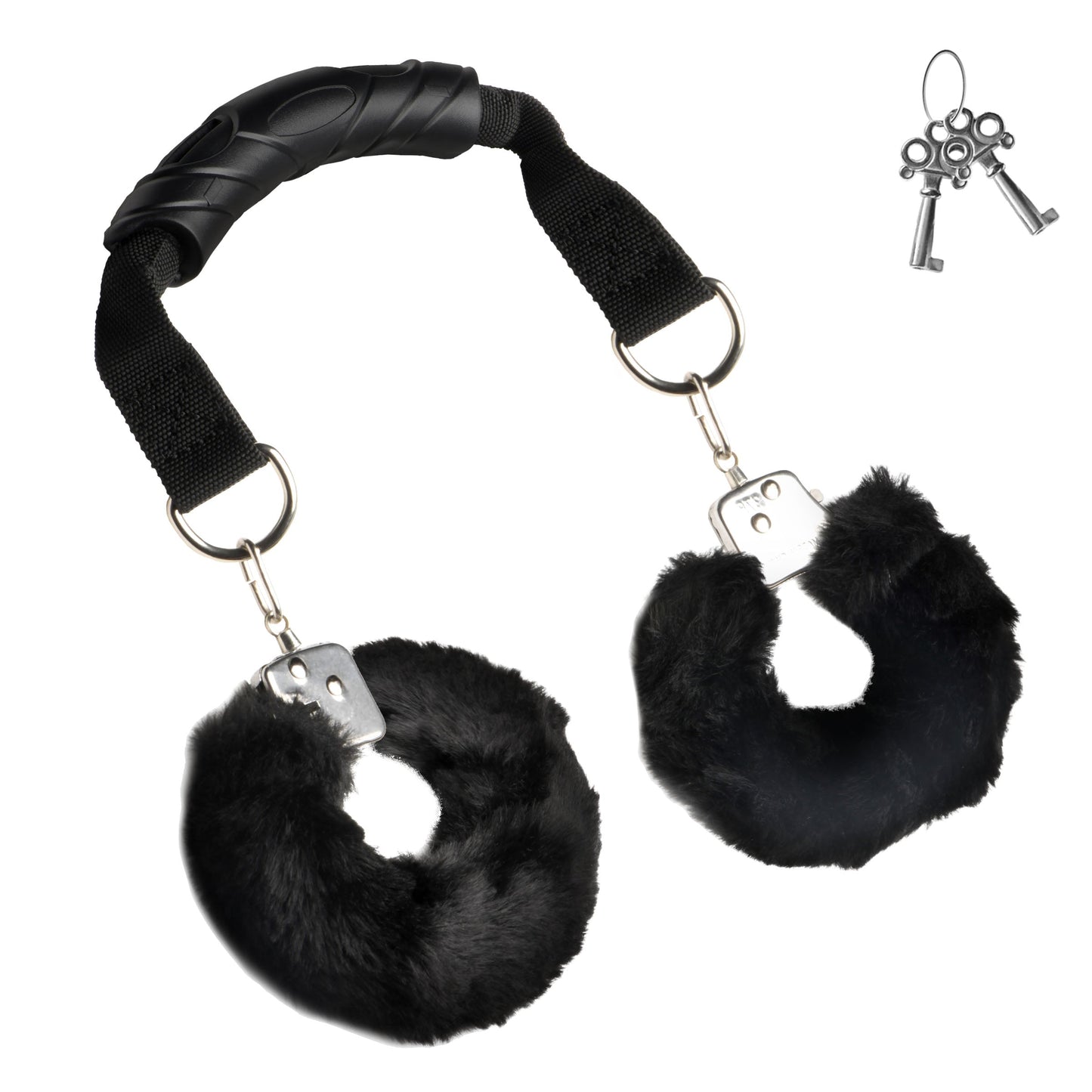 The Handler Furry Handcuffs With Handle