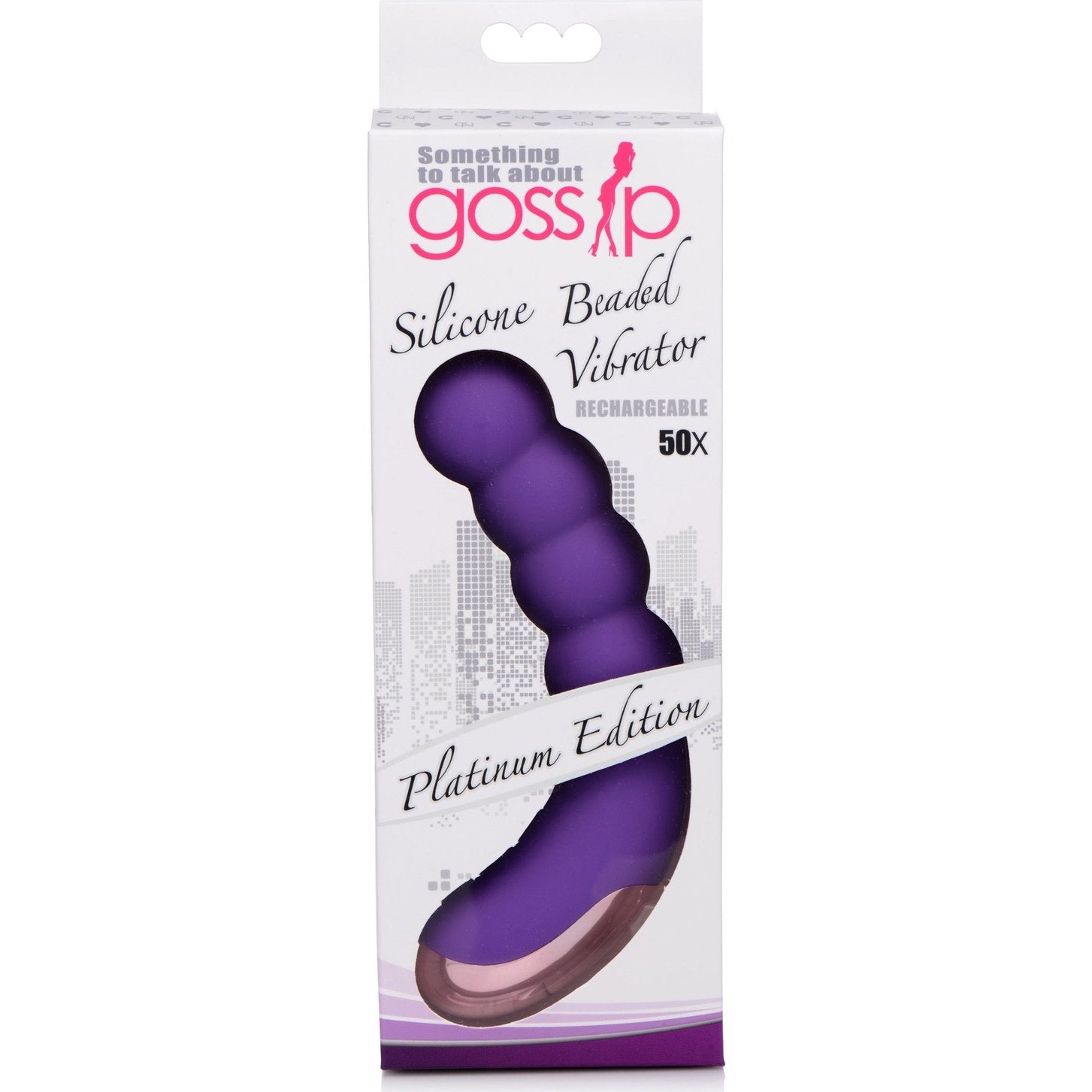 50x Silicone Beaded Vibrator