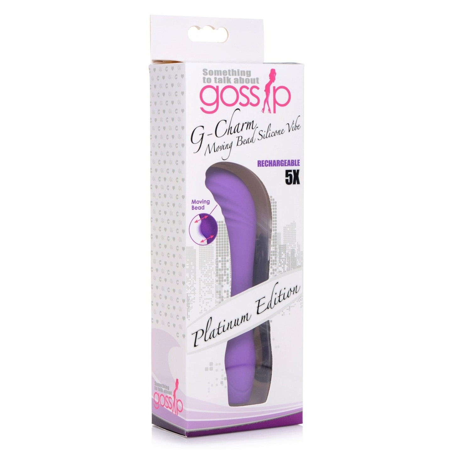 G-charm Moving Bead Silicone Vibrator