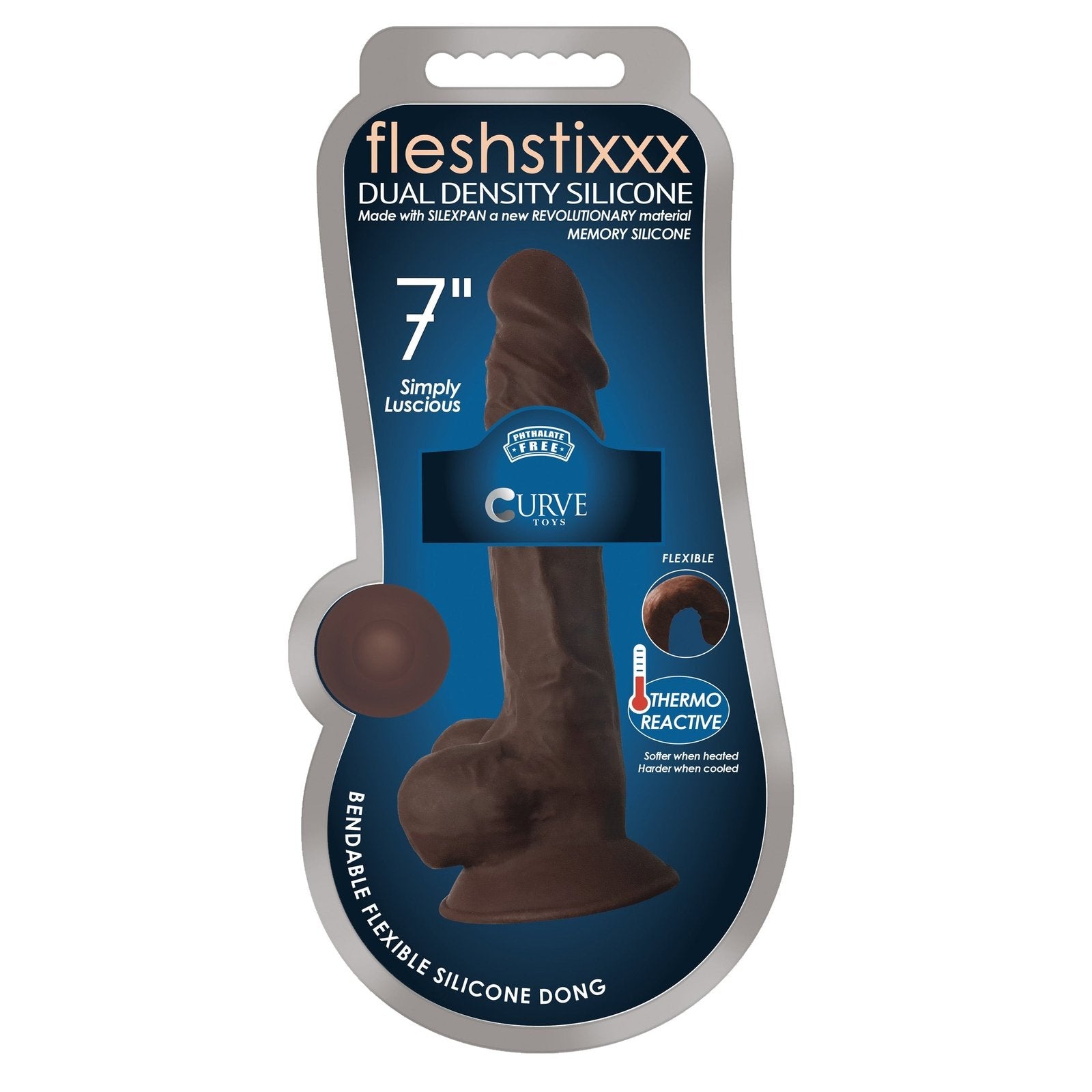 Silexpan Hypoallergenic Silicone Dildo With Balls