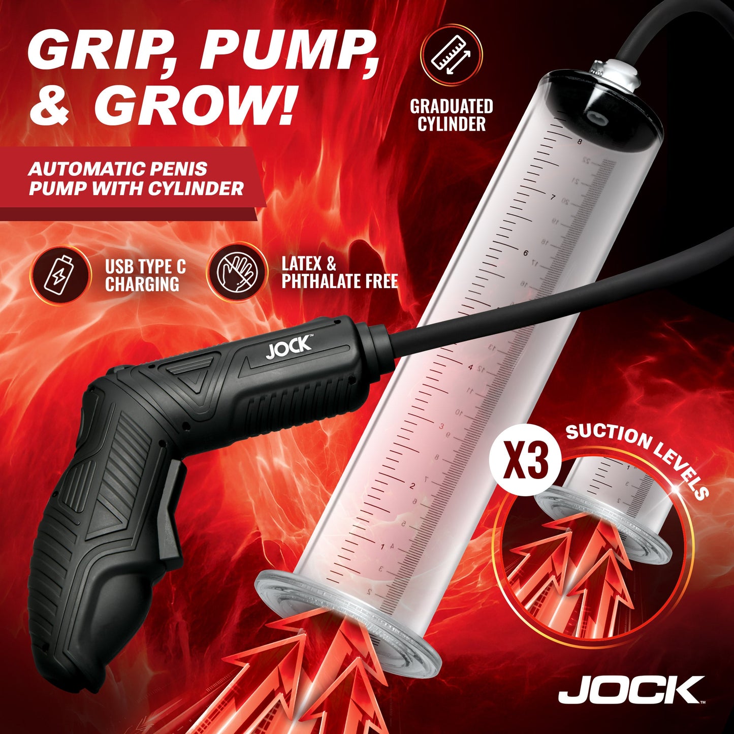 Power Pumper Automatic Penis Pump With Cylinder