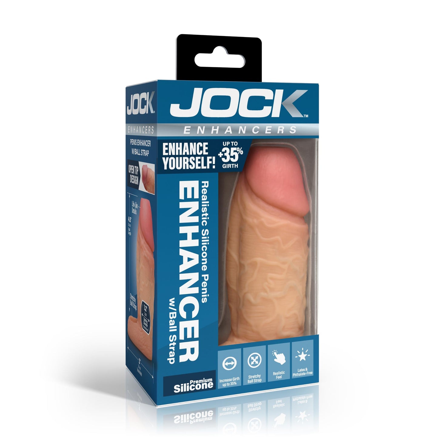 Enhancers Silicone Penis Extension Sleeve - Light